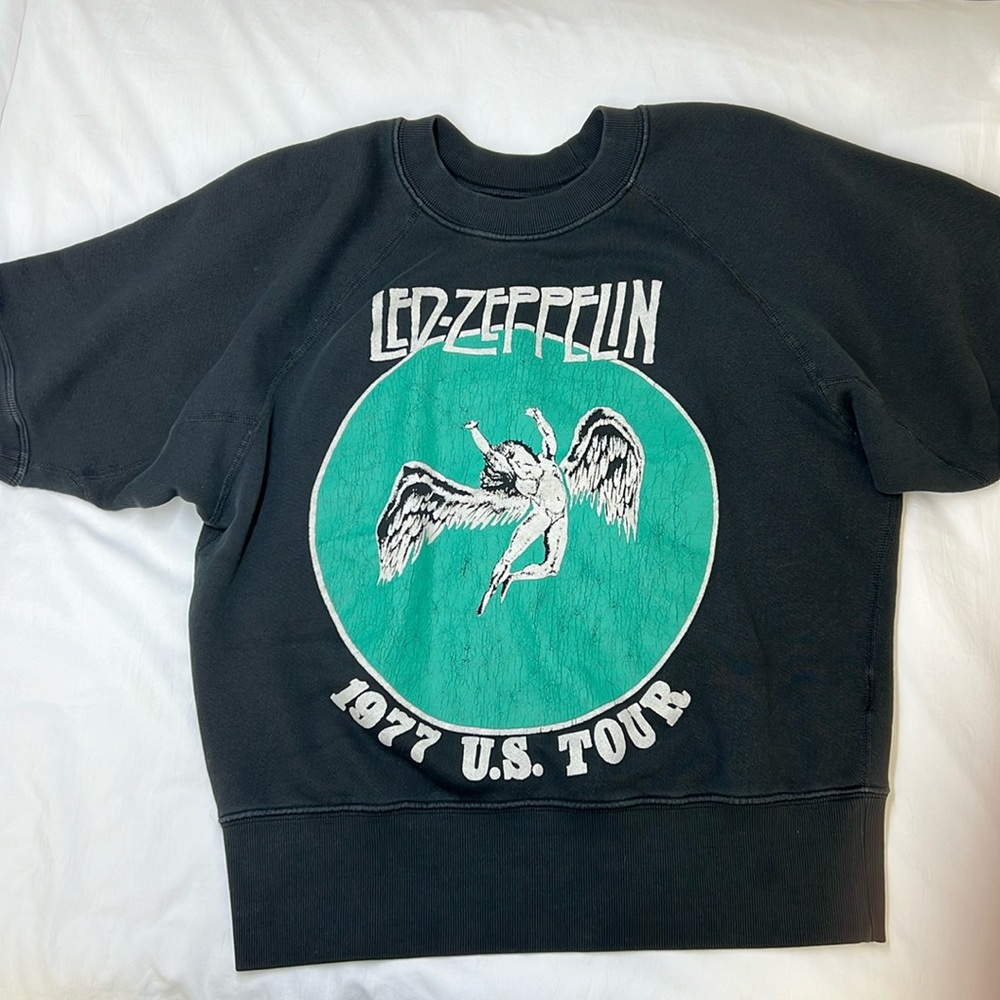 MadeWorn Black Led Zeppelin Sweatshirt